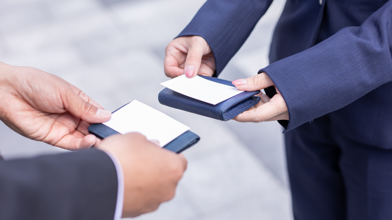 名刺交換