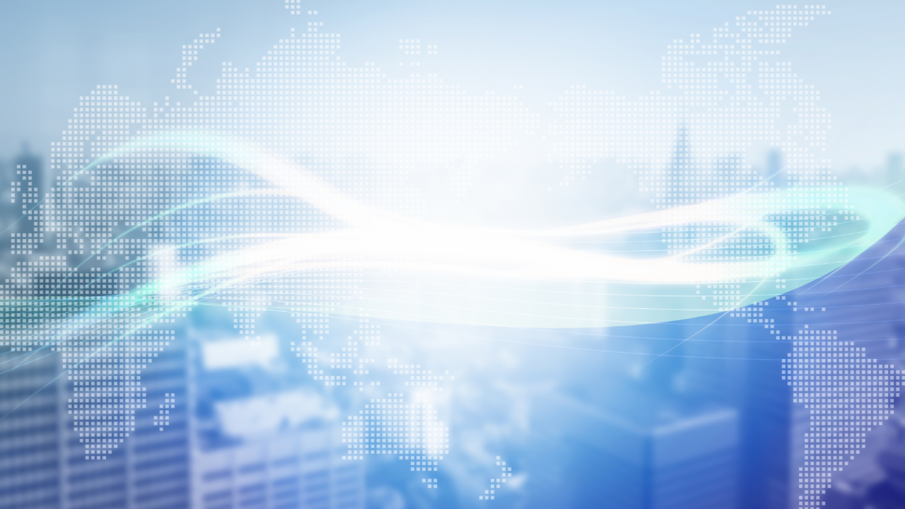 町並みを上空から